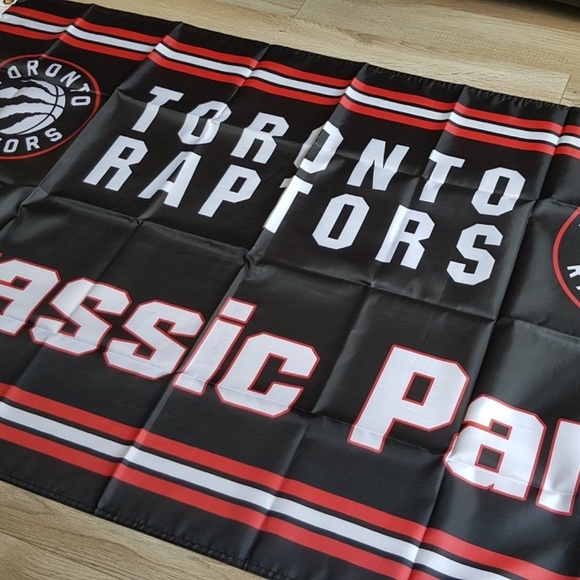 Toronto Raptors Jurassic Park Flag - Picture 2 of 6